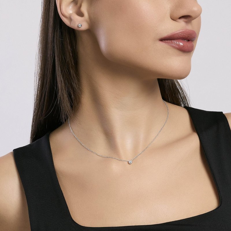 Mabina - Girocollo In Argento - Punto Luce - Shiny
