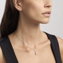 Mabina - Girocollo In Argento - Catena Forzatina - Zirconi Bianchi