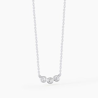 Mabina - Girocollo Con Punti Luce - Argento - Zirconi