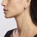 Mabina - Orecchini Ovali In Argento - Pavè Couture