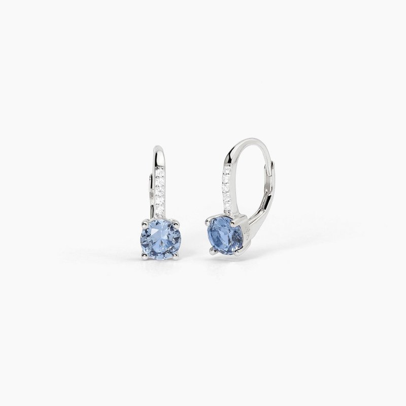 Mabina - Orecchini Isabel - Argento - Acquamarina Sintetica