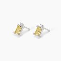 Mabina - Orecchini In Argento - Zircone Lemon - Taglio Princess