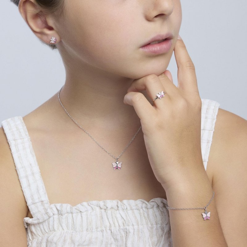 Mabina - Orecchini In Argento - Farfallina Butterfly