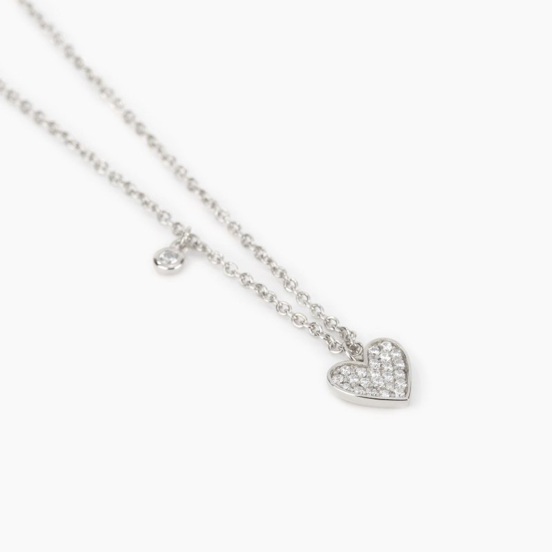Mabina - Girocollo One Love - Argento - Zirconi