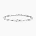 Mabina - Bracciale Tennis Con Zircone - Argento - Cuore