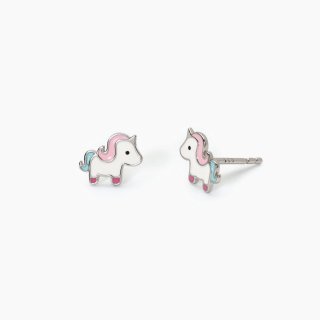 Mabina - Orecchini In Argento - Unicorno Magico - Argento 925