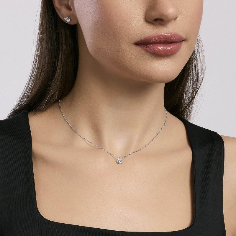Mabina - Orecchini In Argento Con Punti Luce - Zirconi Bianchi