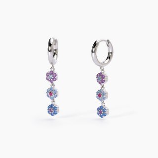 Mabina - Orecchini In Argento - Pendenti - Zirconi