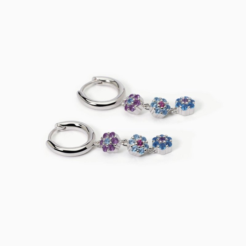 Mabina - Orecchini In Argento - Pendenti - Zirconi