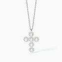 Mabina - Girocollo In Argento - Ciondolo Croce - Zirconi
