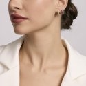 Mabina - Orecchini A Cerchio Con Zirconi - Argento 925 - Placcatura Oro