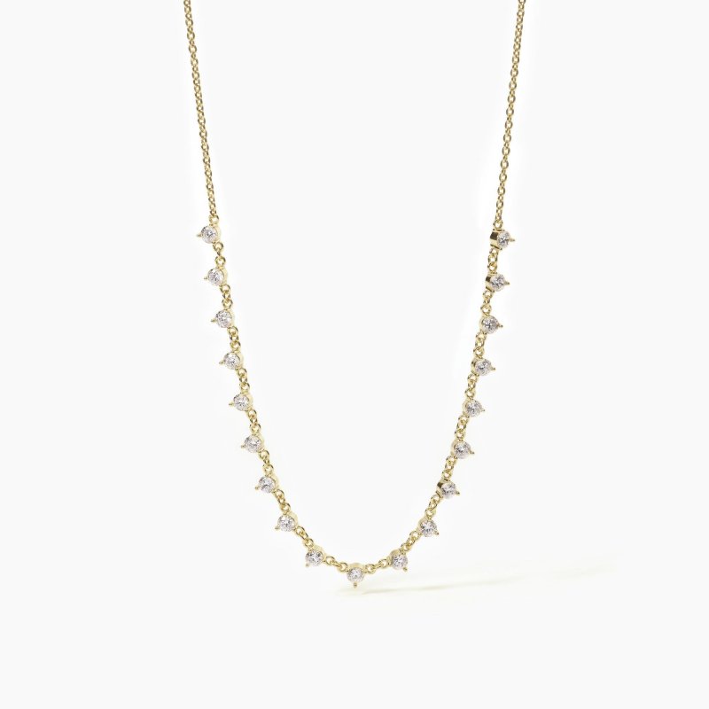 Mabina - Girocollo Long Night - Argento - Zirconi