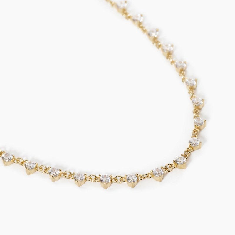 Mabina - Girocollo Long Night - Argento - Zirconi