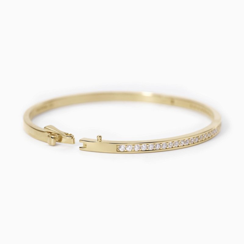 Mabina - Bracciale Rigido Con Pietre Lady B - Argento 925 - Zirconi