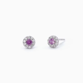 Mabina - Orecchini Con Tormalina Sintetica - Argento 925 - Zirconi