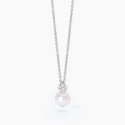 Mabina - Girocollo Fior Fiore - Argento - Perla Coltivata