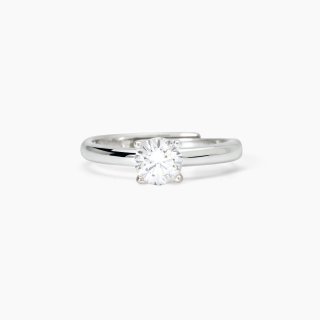 Mabina - Anello Solitario - Argento Rodiato - Zircone