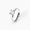Mabina - Anello Solitario - Argento Rodiato - Zircone