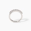 Mabina - Anello Veretta Regolabile - Argento 925 - Zirconi