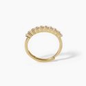 Mabina - Anello Veretta Regolabile - Dorato - Zirconi