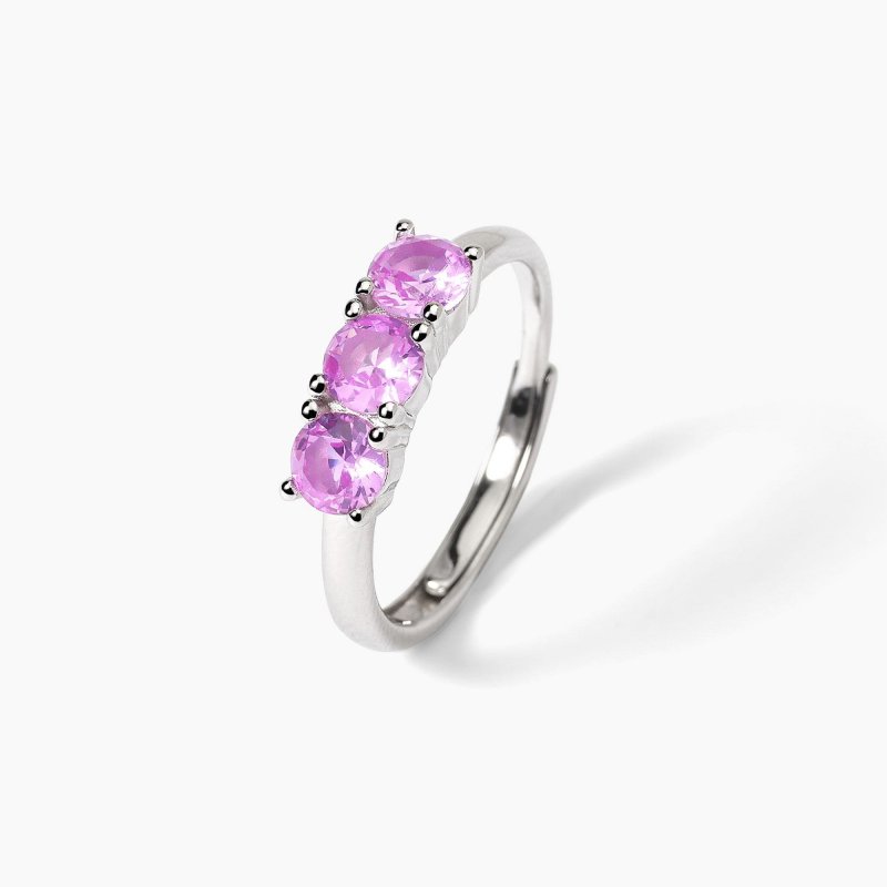 Mabina - Anello In Argento Rodiato - Tormalina Sintetica
