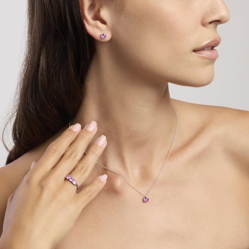 Mabina - Anello In Argento Rodiato - Tormalina Sintetica