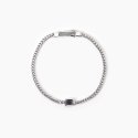 Mabina - Bracciale In Argento - Catena Franco - Black Code