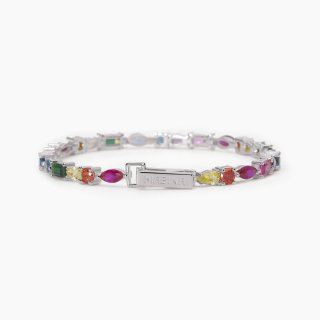 Mabina - Bracciale Tennis Multicolor - Argento 925 - Zirconi