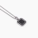 Mabina - Collana Con Ciondolo Ottagonale - Argento - Zirconi