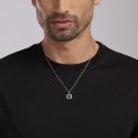 Mabina - Collana Con Ciondolo Ottagonale - Argento - Zirconi