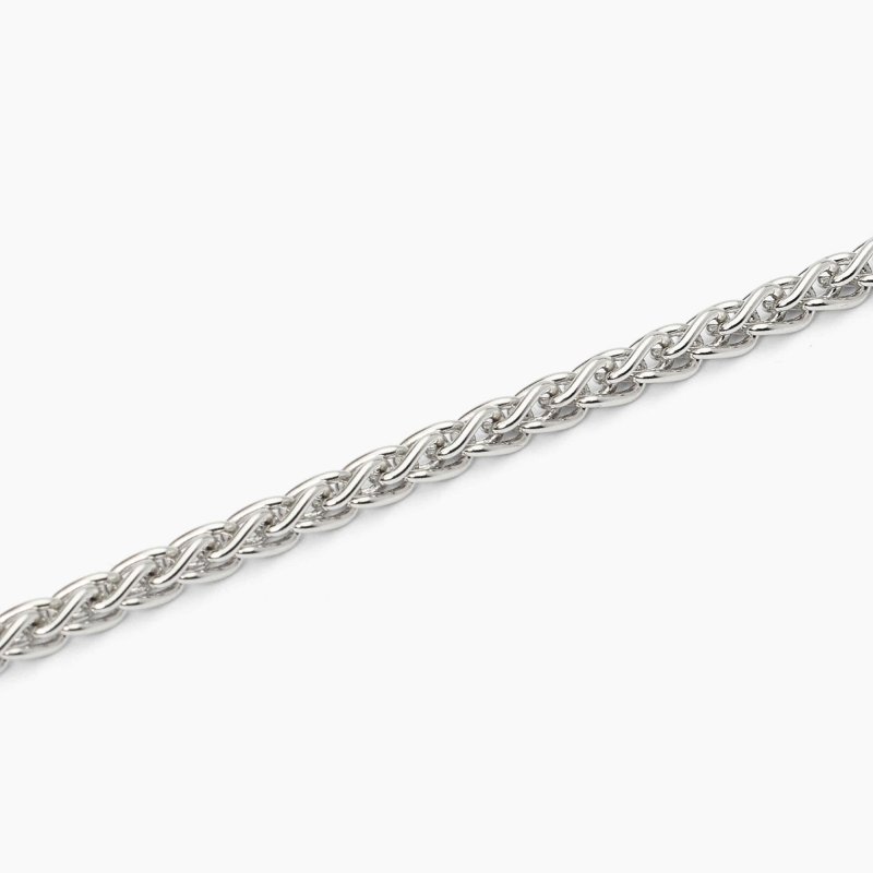 Mabina - Bracciale In Argento - Catena Spiga - Regolabile