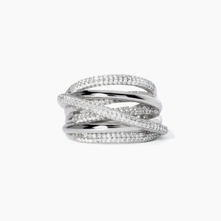 Mabina - Anello Kim - Argento 925 - Zirconi