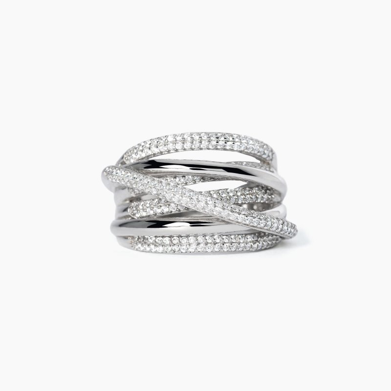 Mabina - Anello Kim - Argento 925 - Zirconi