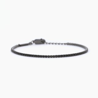 Mabina - Bracciale Tennis Nero - Argento - Zirconi