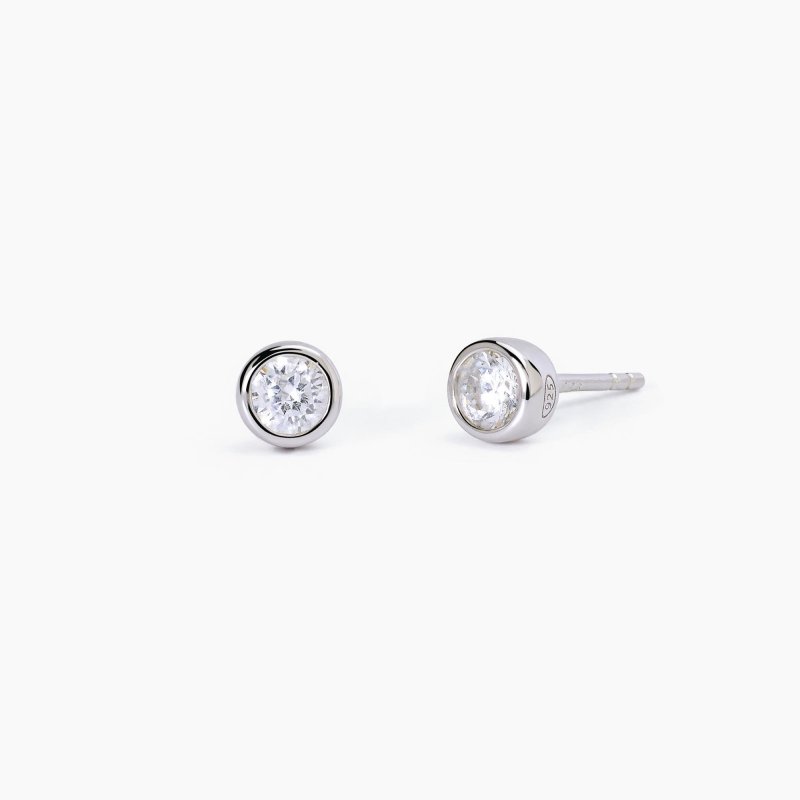Mabina - Orecchini Punto Luce - Argento - Zirconi