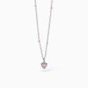 Mabina - Girocollo Da Bambina Con Ciondolo Cuore - Argento - Zircone
