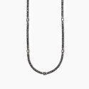 Mabina - Collana Uomo Con Rondelle Route 66 - Argento - Ematite