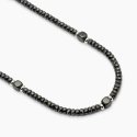 Mabina - Collana Uomo Con Rondelle Route 66 - Argento - Ematite