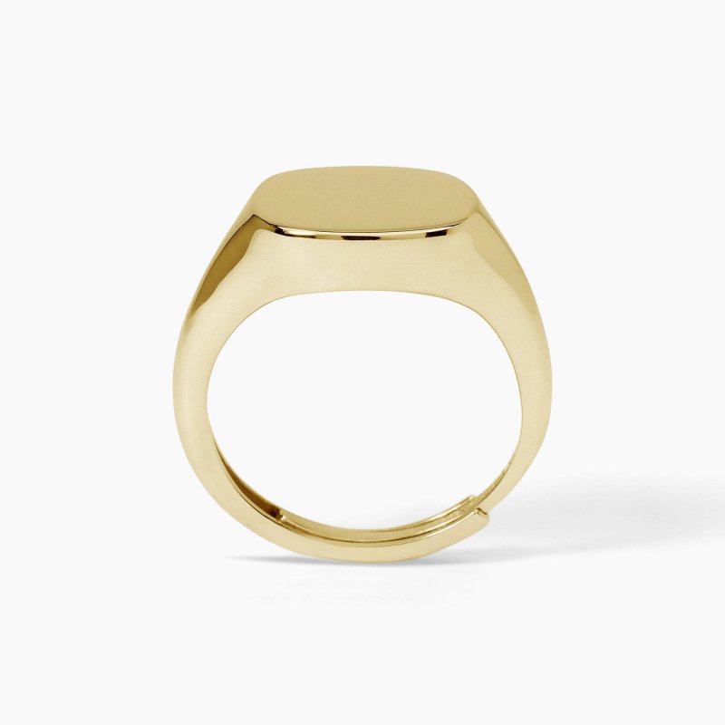 Mabina - Anello Chevalier - Argento Dorato - Regolabile