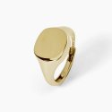 Mabina - Anello Chevalier - Argento Dorato - Regolabile