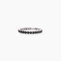Mabina - Anello Uomo Con Zirconi Neri - Argento 925 - Misura 27
