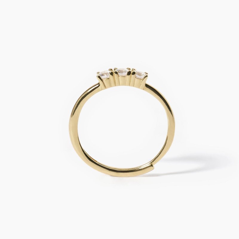 Mabina - Anello 3-Chic - Argento 925 - Zirconi