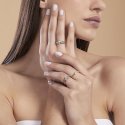 Mabina - Anello 3-Chic - Argento 925 - Zirconi