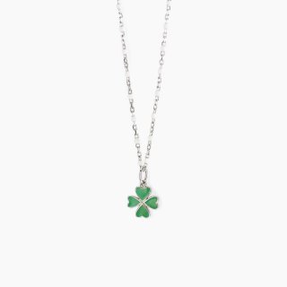 Mabina - Girocollo Con Quadrifoglio - Argento 925 - Smalto
