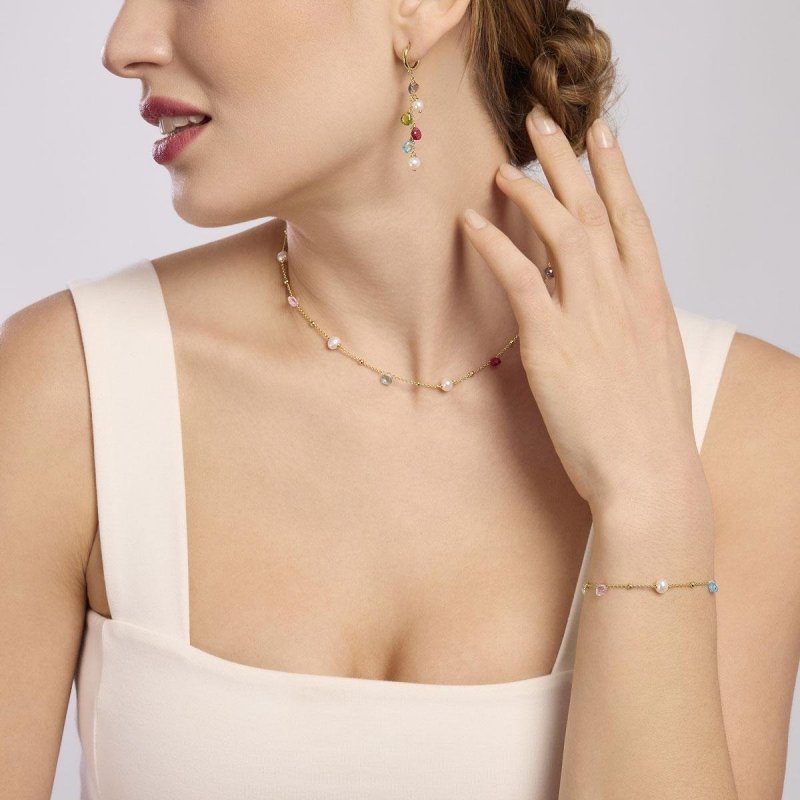 Mabina - Bracciale Con Glass Multicolor - Perle Beauty Code