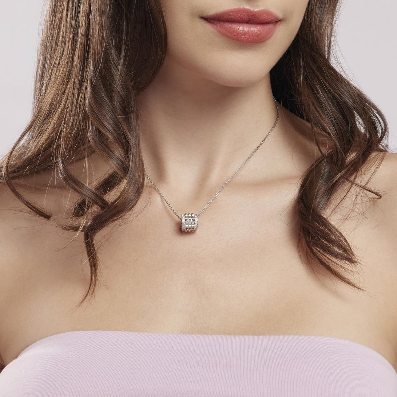 Mabina - Girocollo Borchia - Argento 925 - Zirconi