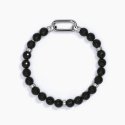 Mabina - Bracciale In Argento Con Agata Nera - Elizabeth