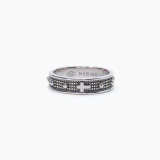 Mabina - Anello Mystical - Argento Rodiato - Borchie
