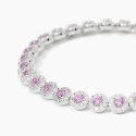 Mabina - Bracciale Tennis In Argento - Tormalina Sintetica - Zirconi