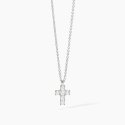 Mabina - Girocollo In Argento - Ciondolo Croce - Zirconi